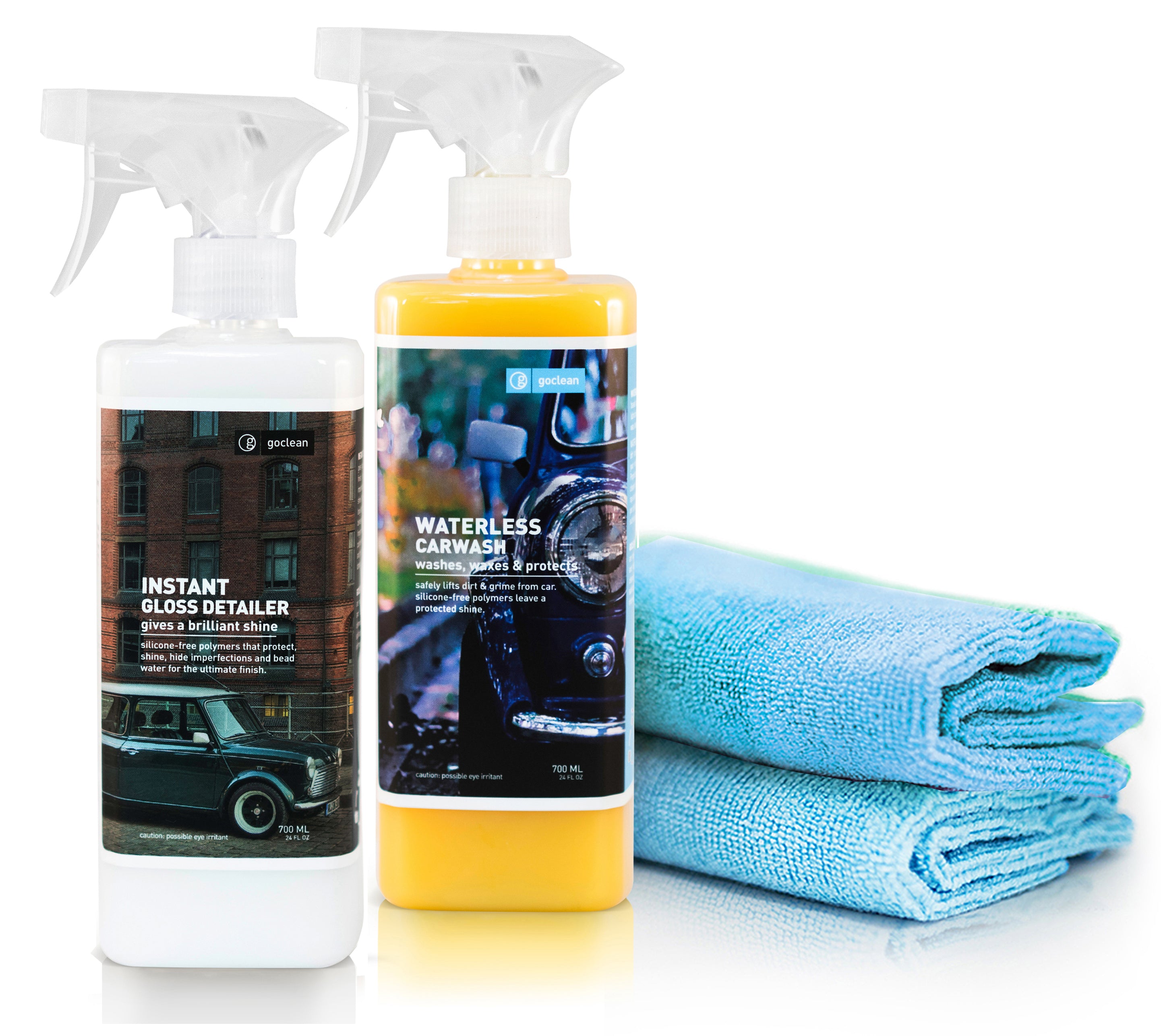 Exterior Waterless Car Wash & Gloss kit - Goclean
