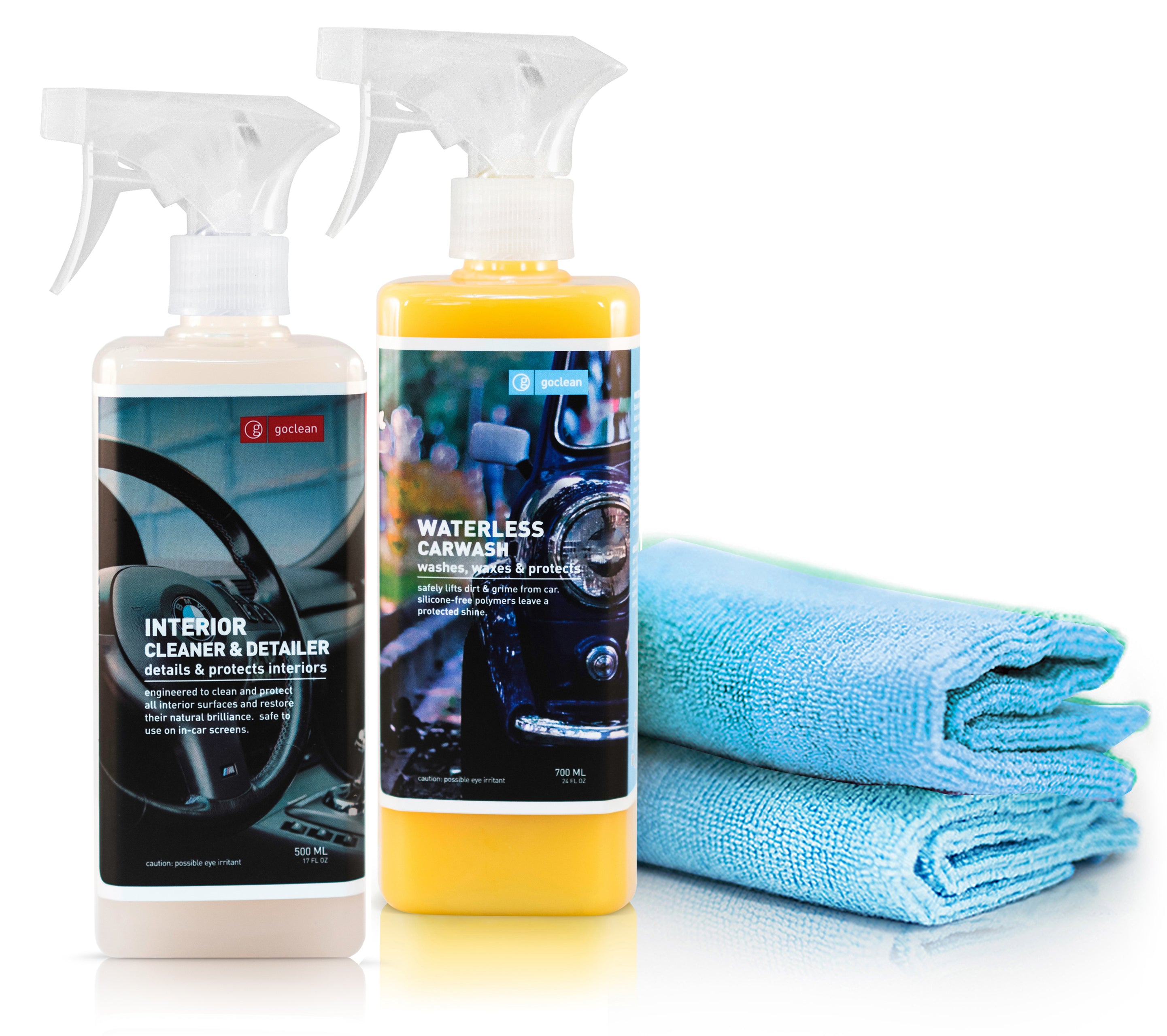 Waterless Car Wash & Interior Cleaner Cum Detailer Kit